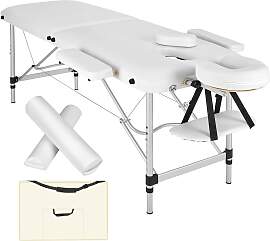 2 Zonen Massageliege-Set mit Polsterung,