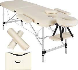 2 Zonen Massageliege-Set mit Polsterung,