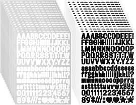 30 Blätter Buchstaben Aufkleber 4890 Stück