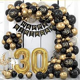 30 Geburtstag Deko, 30. Geburtstag Mann Frauen, 30 