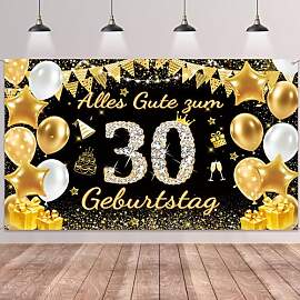 30. Geburtstag Deko Banner Frauen Männer -