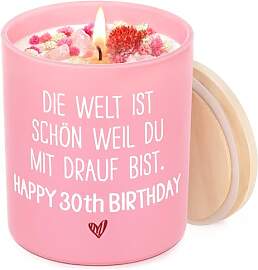 30 Geburtstag Frauen, Duftkerze