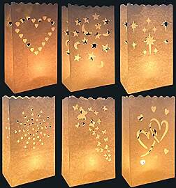 30 STK Lichttüten, Candle Bags Papierlaterne