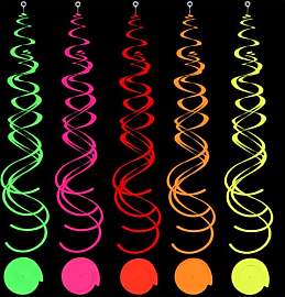30 Stück Neon Girlande, Fluoreszierende