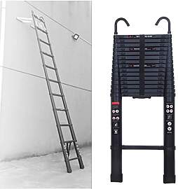 3,2m Aluminium Teleskopleiter mit 2 Haken,