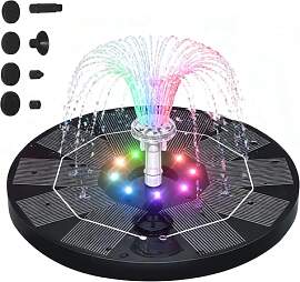 3.5w Solar Springbrunnen Für Außen, LED Runden