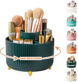 360° Drehbar Make up Organizer, Pinselhalter