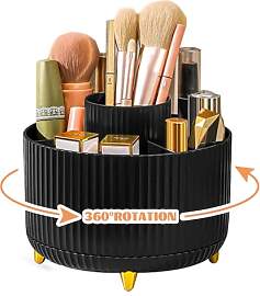 360° Drehbar Make up Organizer, Pinselhalter