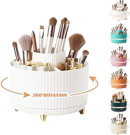 360° Drehbar Make up Organizer, Pinselhalter