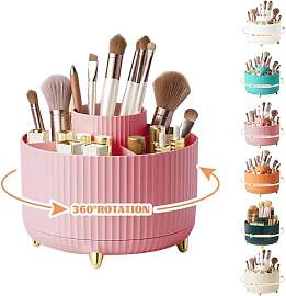 360° Drehbar Make up Organizer, Pinselhalter