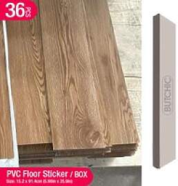 36 Stück PVC selbstklebende Holzmaserung Boden