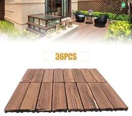 36 Teile/satz 30x30cm Holz Balkon Terrasse