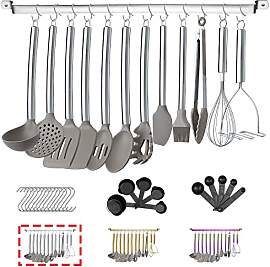 38 Teiliges Silikon-Küchen-Kochgeschirr-Set mit