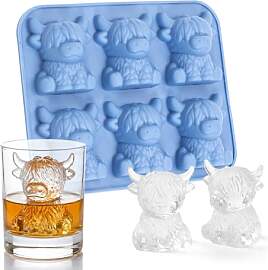 3D Hochlandrind Eiswürfelform
