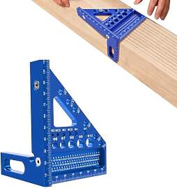 3D Speed Square Schreinerwinkel aus Aluminium mit