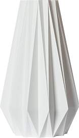 3D Vase Dekovase Agneta L 30cm Bodenvase Weiß