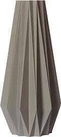 3D Vase Dekovase Agneta XL 38cm Bodenvase Hellgrau 