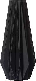 3D Vase Dekovase Agneta XL 38cm Bodenvase Schwarz