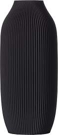 3D Vase Dekovase Stella L 30cm Bodenvase Schwarz