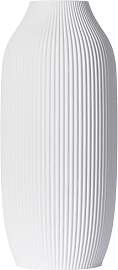 3D Vase Dekovase Stella L 30cm Bodenvase Weiß