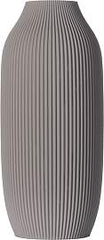 3D Vase Dekovase Stella XL 38cm Bodenvase Hellgrau 