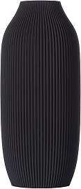 3D Vase Dekovase Stella XL 38cm Bodenvase Schwarz