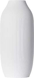 3D Vase Dekovase Stella XL 38cm Bodenvase Weiß