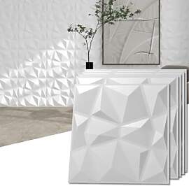 3D-Wandpaneele, Wandfliesen, 3D-Diamant-PVC-Tapete 