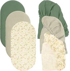 3er-Pack Spannbettlaken 81x41cm Weich