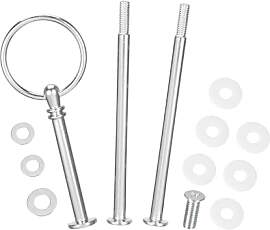 3 Etagen Metall Kuchen Obst Teller Ständer Halter 