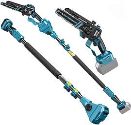 3-In-1 Akku Hochentaster,6& 8 Zoll Mini