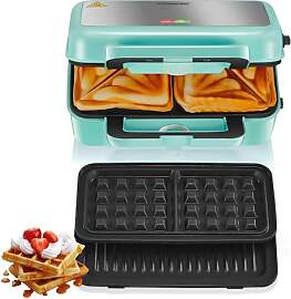 3 in 1 Waffelautomaten, 1200 Watt,