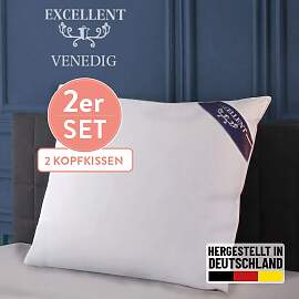 3-Kammer-Kopfkissen EXCELLENT "Venedig,