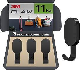 3M CLAW Haken für Trockenbauwände - 3er Set, je