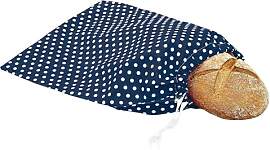 3 PAGEN® Brotbeutel blau-weiß –