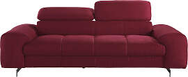 3-Sitzer COTTA "Chef", rot, B:232cm