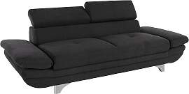 3-Sitzer COTTA "Enterprise", schwarz,