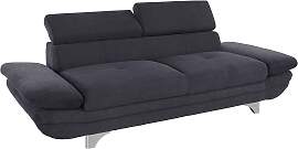 3-Sitzer COTTA "Enterprise", schwarz,