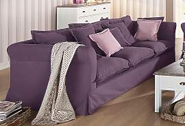 3-Sitzer HOME AFFAIRE "Luise", lila