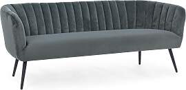 3-Sitzer Sofa Avril Samt-Optik, modern und