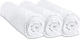 3 Spannbetttücher Baumwolle für Babybett 50 x