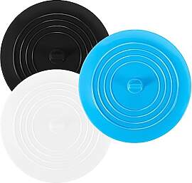 3 Stück Abflussstopfen Silikon Universal Stöpsel 