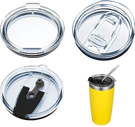 3 Stück Ersatzdeckel für Thermobecher 20 Unzen,