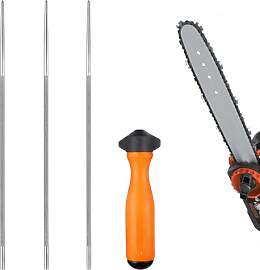3 Stück Feile für Kettensäge, 4.5 Mm Rundfeile