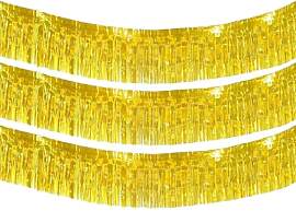 3 Stück Foil Fringe Garland Lametta Glitzer