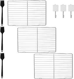 3 Stück Kuchengitter Abkühlgitter Edelstahl,