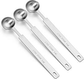 3 Stück Messlöffel 5 ml Kaffeelöffel