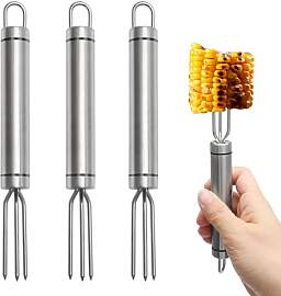 3 Stück Pellkartoffel-Gabel mit 3 Zinken,