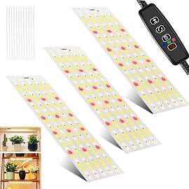 3 Stück Pflanzenlampe, 405 LEDs Vollspektrum