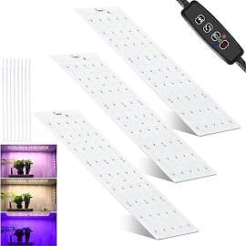 3Stück Pflanzenlampe LED Vollspektrum, 405 LEDs
